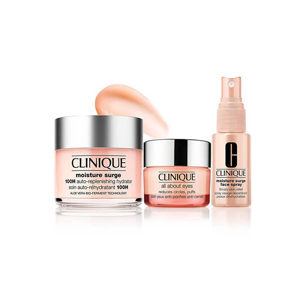 خرید ست آبرسان کلینیک Moisture Surge | آبرسان 100 ساعته و دور چشم